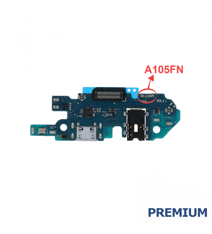 Flex Conector Carga Placa Micro Usb para Samsung Galaxy A10 SM-A105FN Premium