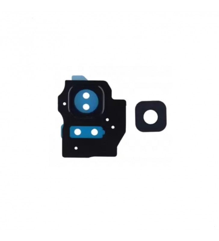 Embellecedor Cámara / Cristal Lente para Samsung Galaxy S8 Plus G955F Negro