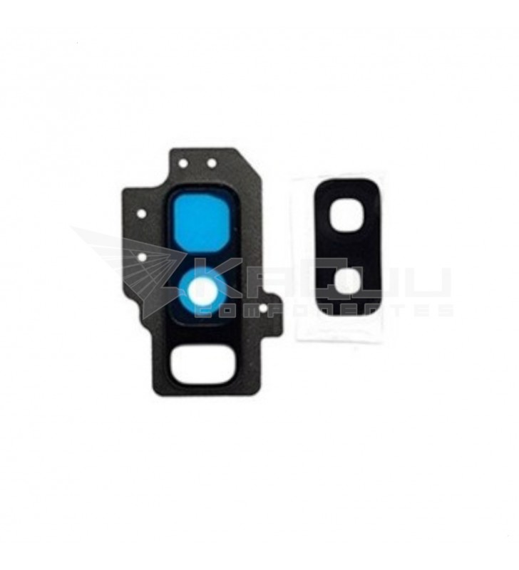 Embellecedor cristal cámara lente para Samsung Galaxy S9 Plus G965F NEGRO