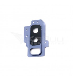 Embellecedor cristal cámara lente para Samsung Galaxy S9 Plus G965F AZUL