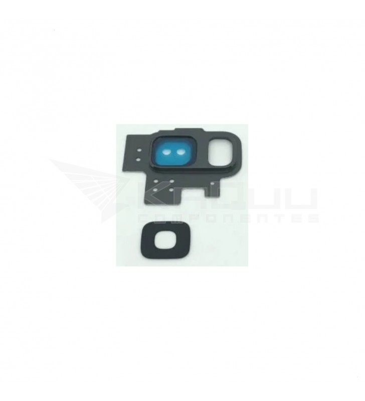 Embellecedor cristal cámara lente para Samsung Galaxy S9 G960F PLATA