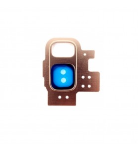 Embellecedor Cristal Cámara Lente para Samsung Galaxy S9 G960F Dorado
