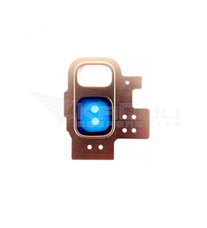 Embellecedor Cristal Cámara Lente para Samsung Galaxy S9 G960F Dorado