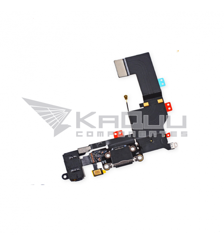 Flex Conector De Carga Microfono Audio Jack para Iphone 5S A1533 A1453 Negro