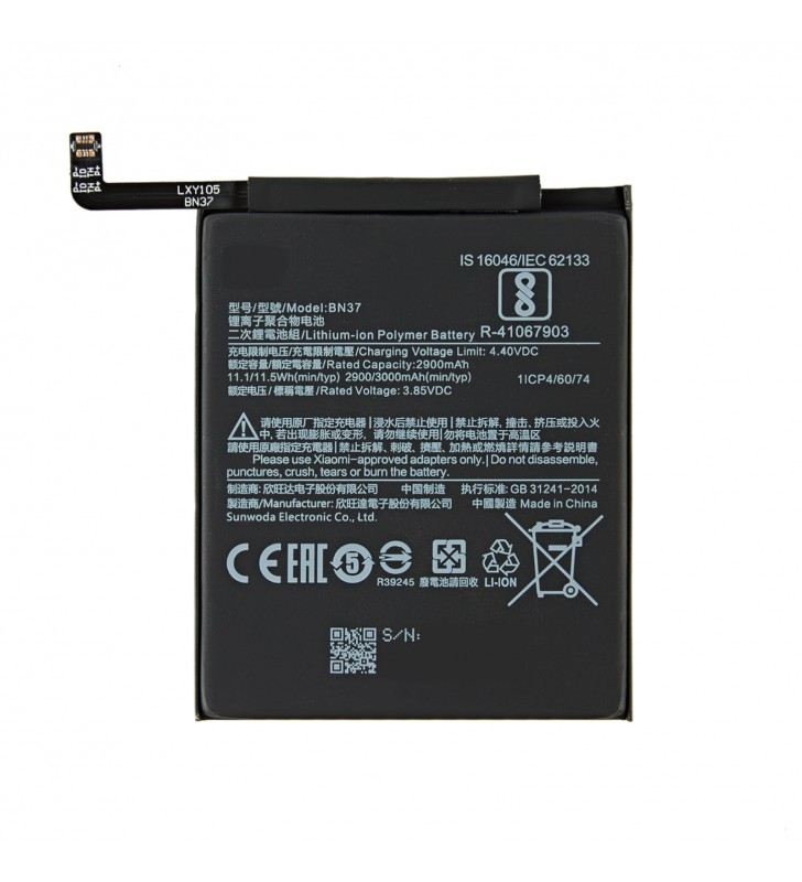 Batería BN37 para Xiaomi Redmi 6 M1804C3DG / Redmi 6A M1804C3CG