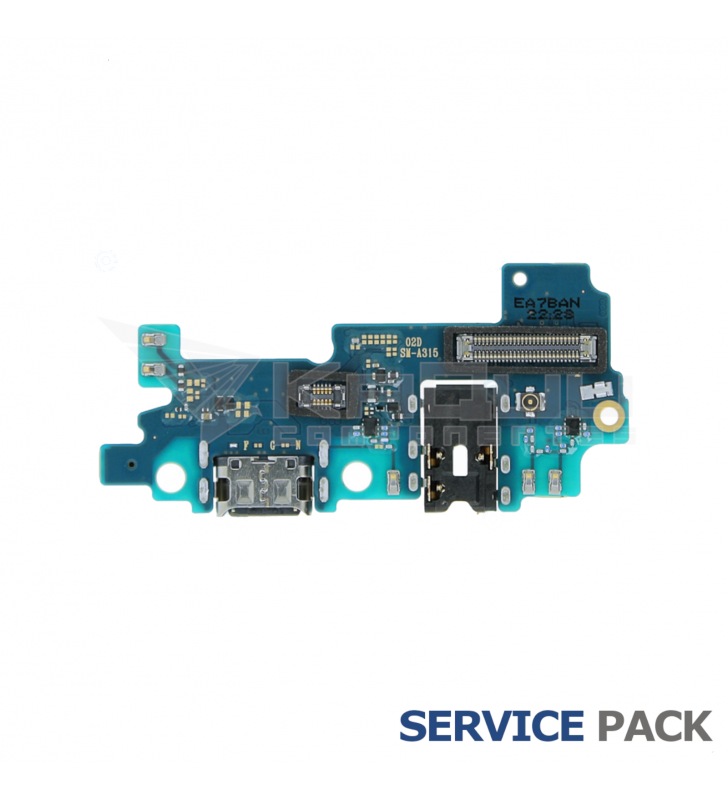 Flex Conector Carga Placa Tipo C Usb para Samsung Galaxy A31 A315F GH59-15266A Service Pack