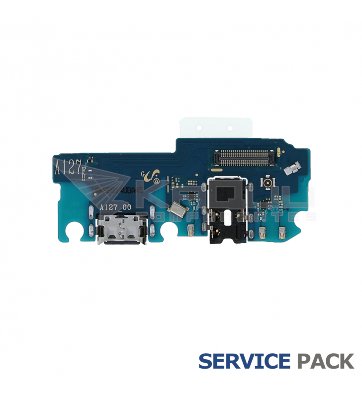 Flex Conector Carga Placa Tipo C Samsung Galaxy A12 Nacho, A12s A127F GH96-14636A Service Pack