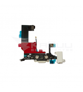 Flex Conector Carga para Iphone 5 A1428 A1429 Blanco