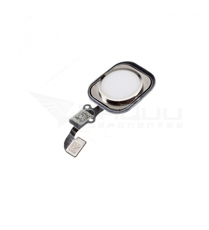Flex Botón Home para Iphone 6 A1549 / Iphone 6 Plus A1522 Blanco Plata