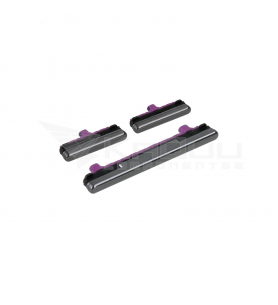 Set Botones Volumen y Encendido para Samsung Galaxy S10 G973F, S10 Plus G975F Negro