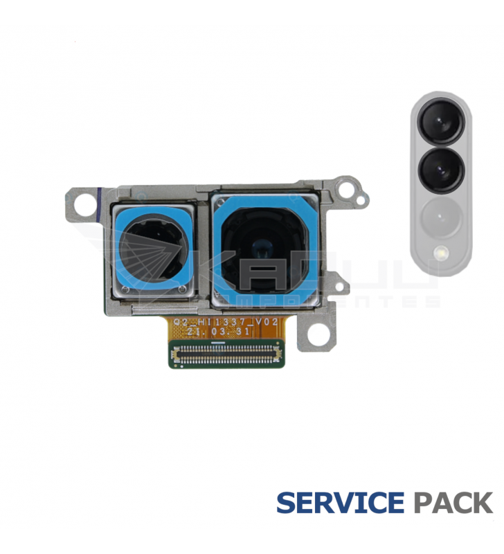 Flex Cámara Trasera 12mpx, 12mpx para Samsung Galaxy Z Fold3 5G F926B GH96-14442A Service Pack