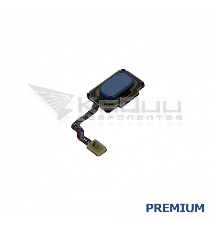 Flex Botón Home / Lector Huella para Samsung Galaxy S9 G960F / S9 Plus G965F Azul Premium
