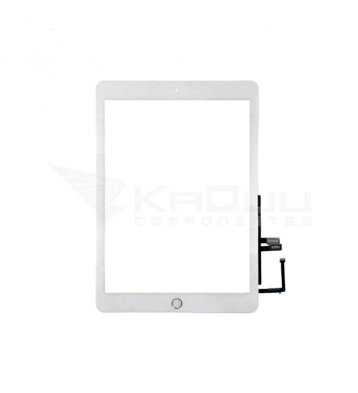 Cristal Táctil Digitalizador con Botón Plata para Ipad 6ª Gen 2018 A1893 A1954 Blanco