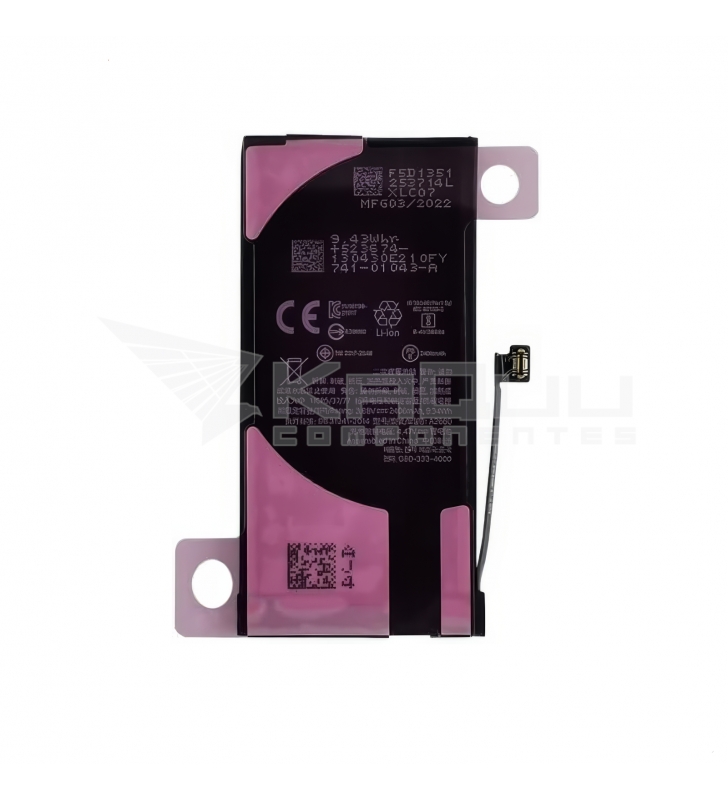 Batería 2438mAh para iPhone 13 Mini A2628 Premium Modo Diagnóstico