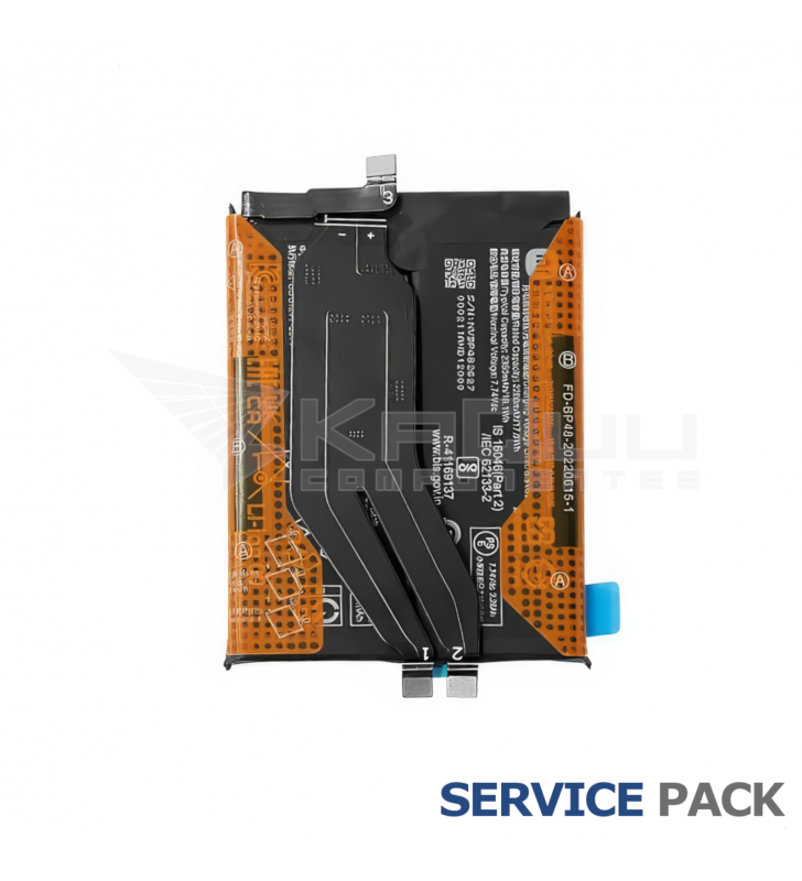 Batería BP48 2350mAh Xiaomi Poco F4 GT 21121210G 460200009P1G Service Pack