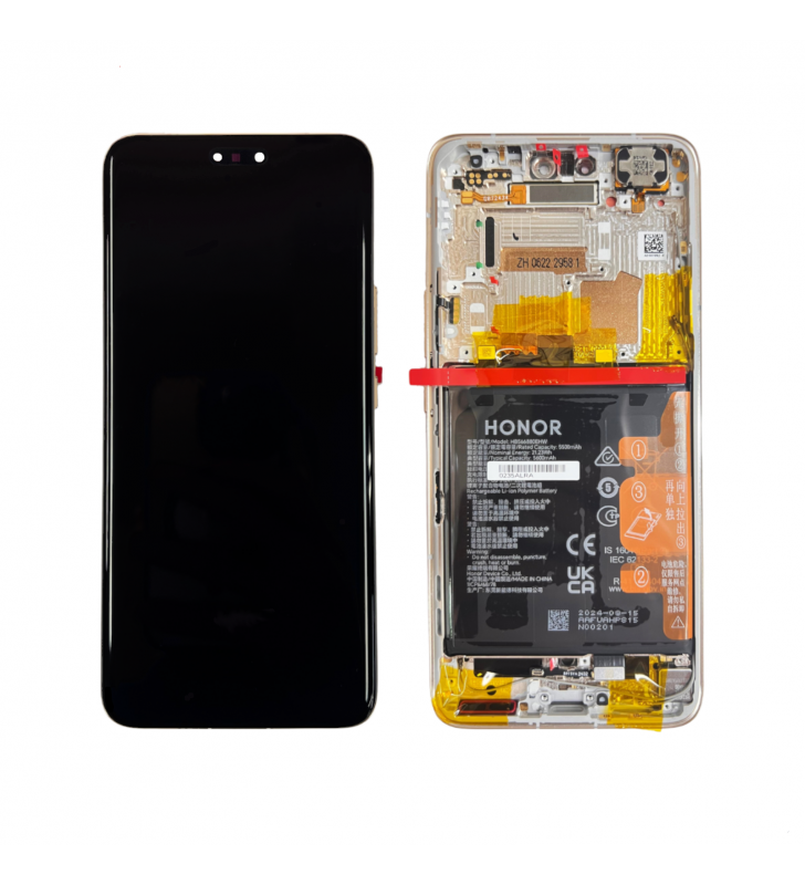 Pantalla Lcd Honor Magic6 Pro BVL-AN16 Marco Dorado con Batería 0235ALRA Service Pack