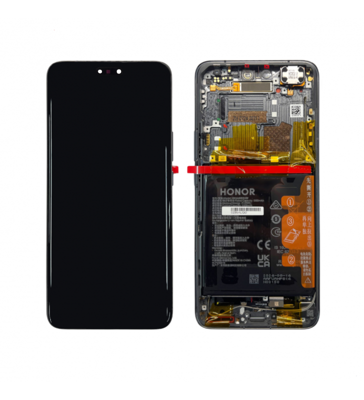 Pantalla Lcd Honor Magic6 Pro BVL-AN16 Marco Negro con Batería 0235ALQD Service Pack