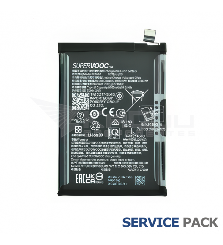 Batería BLPA57 5000mAh Oppo Reno 12 Pro 5G CPH2629 621035000102 621035000103 Service Pack