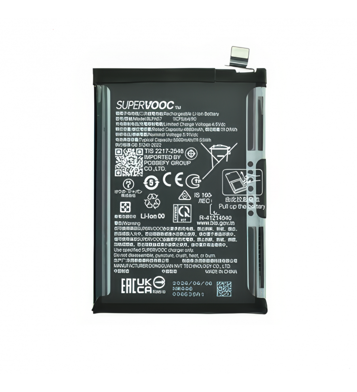 Batería BLPA57 5000mAh Oppo Reno 12 Pro 5G CPH2629 621035000102 621035000103 Service Pack