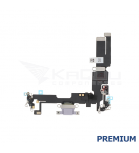 Flex Conector Carga para iPhone 14 Plus A2886 Púrpura Premium