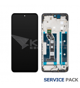 Pantalla Lcd Motorola Moto G15 XT2521-3, G15 Power XT2521-5 Marco Negro 5D68C29273 Service Pack