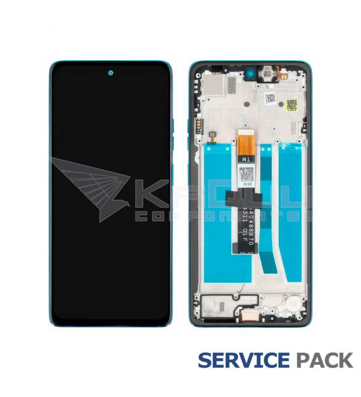 Pantalla Lcd Motorola Moto G75 XT2437-2 Marco Azul 5D68C29067 5D68C29070 Service Pack