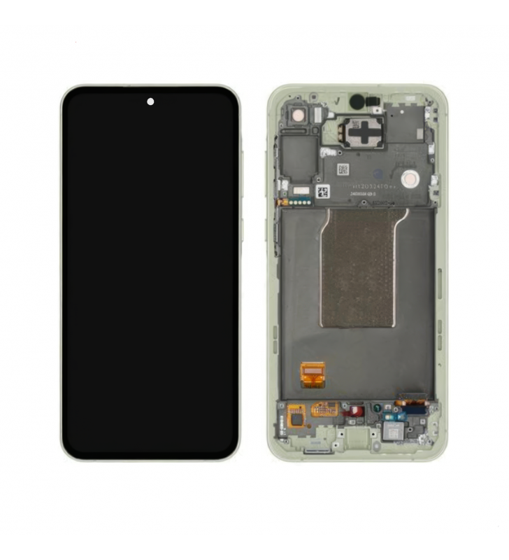 Pantalla Lcd Samsung Galaxy A55 5G A556B Marco Amarillo GH82-34305D Service Pack