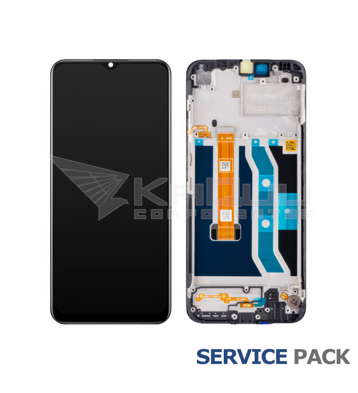 Pantalla Lcd Realme C21Y RMX3261 Marco Negro 4908747 Service Pack