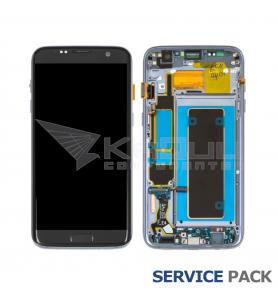 Pantalla Lcd Samsung Galaxy S7 Edge G935F Marco Negro GH97-18533A Service Pack