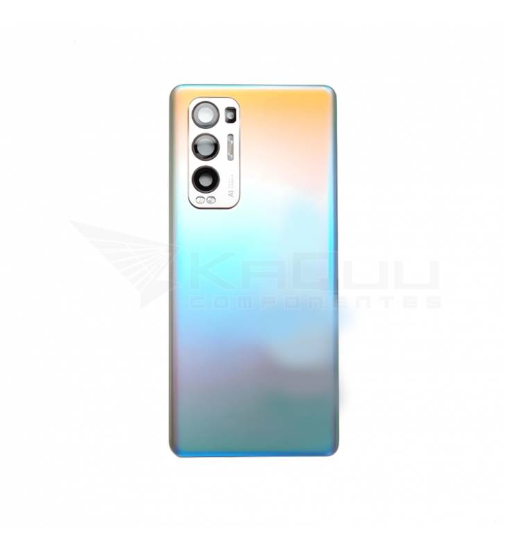 Tapa Trasera con Lente para Oppo Find X3 Neo CPH2207 Plata