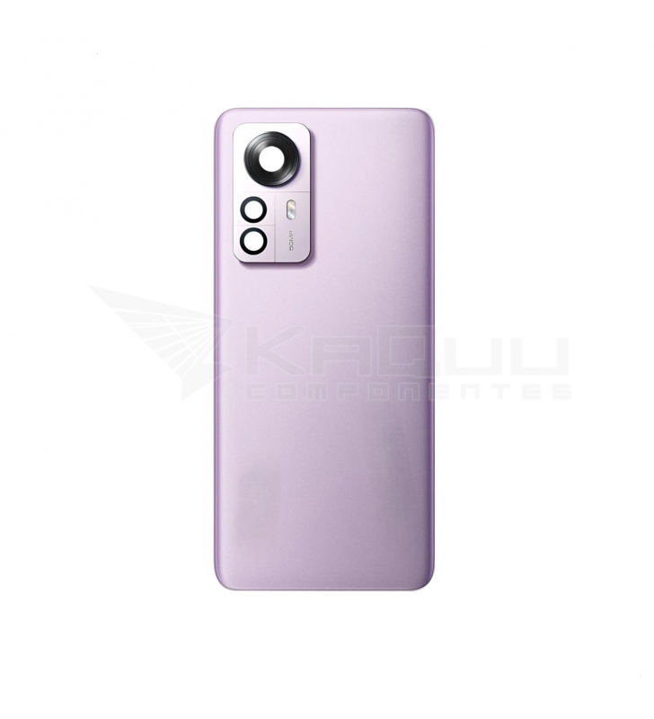 Tapa Trasera con Lente para Xiaomi 12X 5G 2112123AC Púrpura