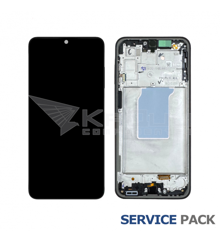 Pantalla Lcd Samsung Galaxy A26 5G A266B Marco Negro GH82-37049A Service Pack