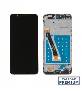 Pantalla Huawei P Smart NEGRA CON MARCO LCD FIG-LX1 PREMIUM