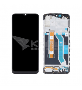 Pantalla Lcd para Realme C3 RMX2027, C3i RMX2020 Marco Negro