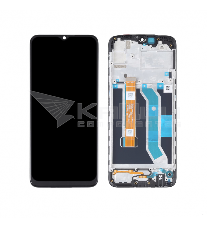 Pantalla Lcd para Realme C3 RMX2027, C3i RMX2020 Marco Negro