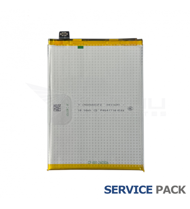 Batería BLP923 5000mAh Oppo A57 4G CPH2387, A57S CPH2385, A77 4G CPH2385, A77 5G CPH2339 4909885 4909849 6060023 Service Pack
