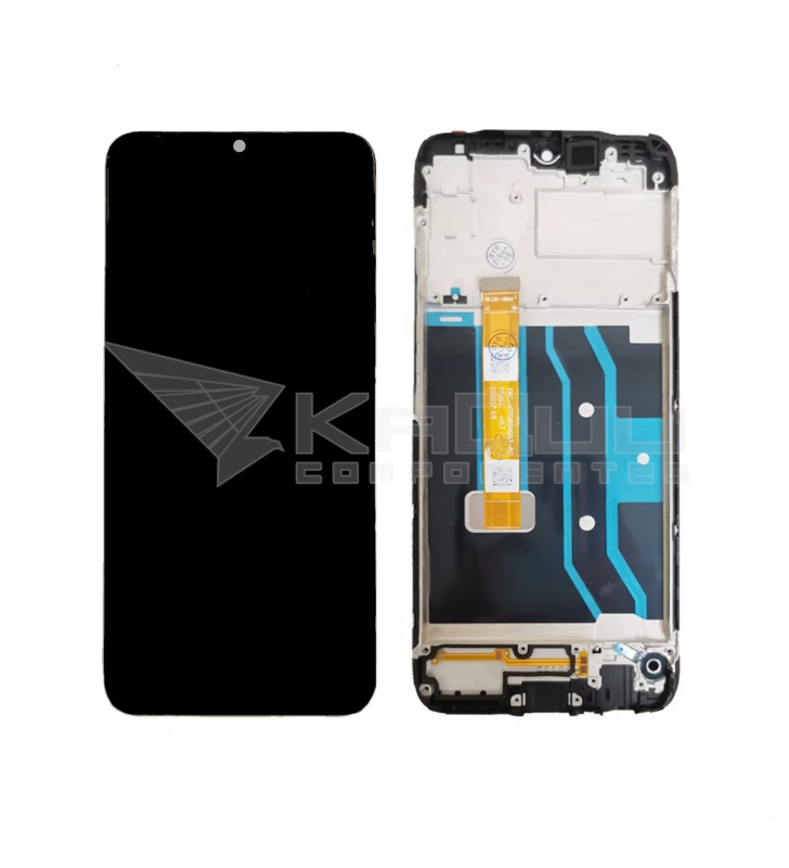 Pantalla Lcd para Realme Narzo 50A RMX3430 Marco Negro