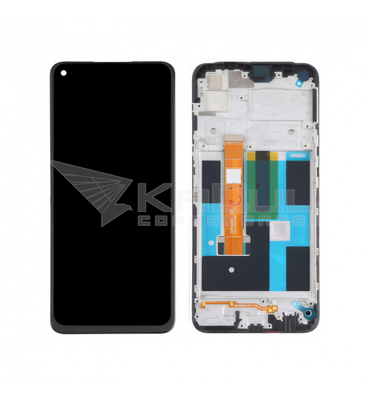 Pantalla Lcd para Realme Narzo 30 RMX2156 Marco Negro
