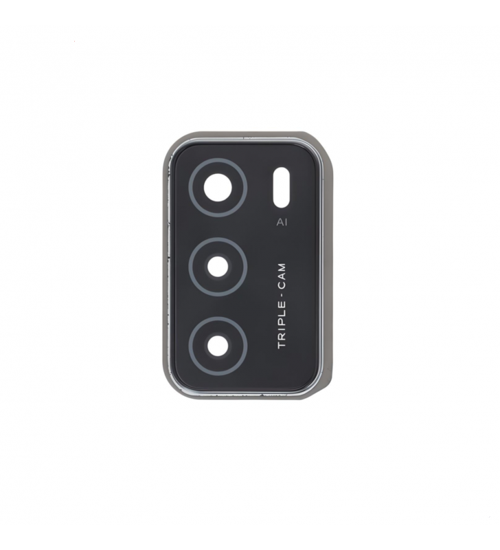 Embellecedor Cristal Cámara Lente para Oppo A54S CPH2273 Negro