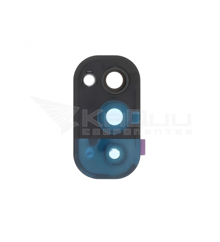 Embellecedor Cristal Cámara Lente para Oppo Reno 4 5G CPH2091 Azul