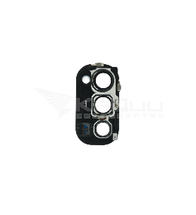 Embellecedor Cristal Cámara Lente para Oppo Reno 4 Pro 5G CPH2089 Negro