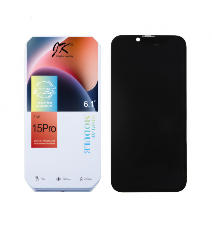Pantalla Lcd para iPhone 15 Pro A2848 Negro JK Incell