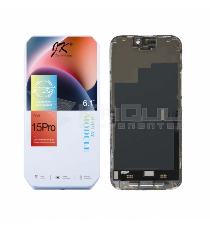 Pantalla Lcd para iPhone 15 Pro A2848 Negro JK Incell