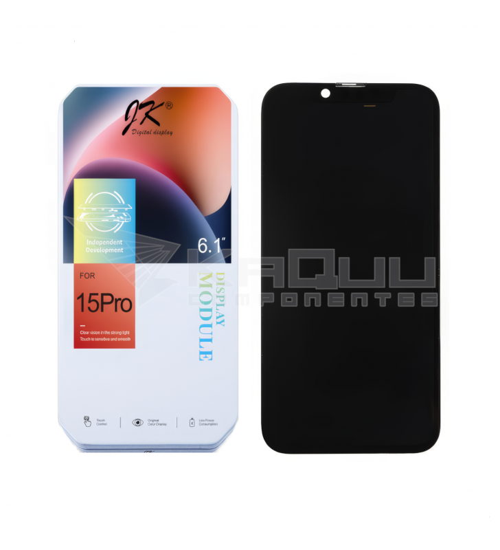 Pantalla Lcd para iPhone 15 Pro A2848 Negro JK Incell