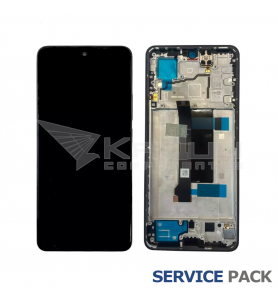 Pantalla Lcd Xiaomi Redmi Note 13 Pro 5G 2312DRA50C, Poco X6 5G 23122PCD1G Marco Negro 5600020N1600 560003N16P00 Service Pack