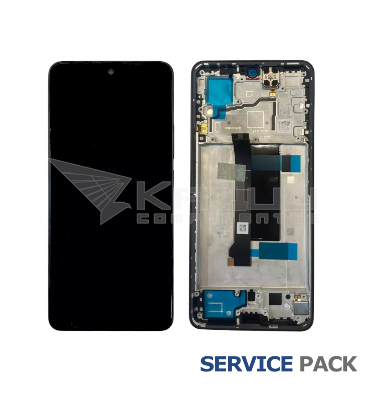 Pantalla Lcd Xiaomi Redmi Note 13 Pro 5G 2312DRA50C, Poco X6 5G 23122PCD1G Marco Negro 5600020N1600 560003N16P00 Service Pack