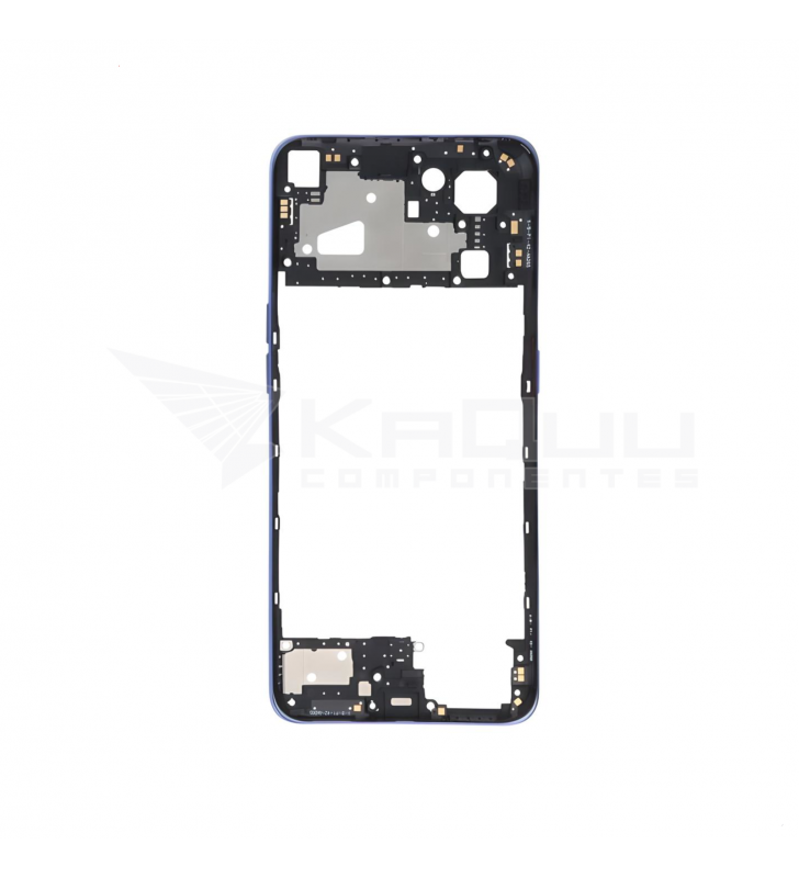 Chasis Marco Intermedio para Oppo Find X5 Lite Azul