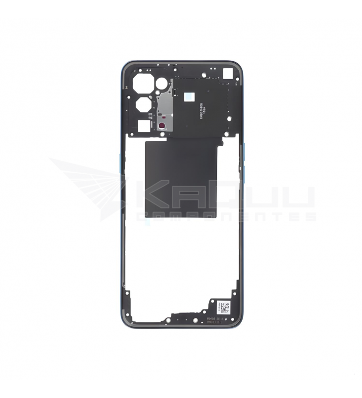Chasis Marco Intermedio para Oppo Find X3 Lite CPH2145 Azul