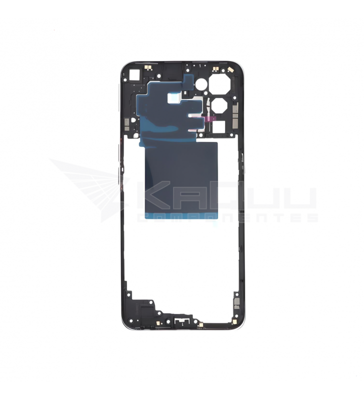 Chasis Marco Intermedio para Oppo Find X3 Lite CPH2145 Plata