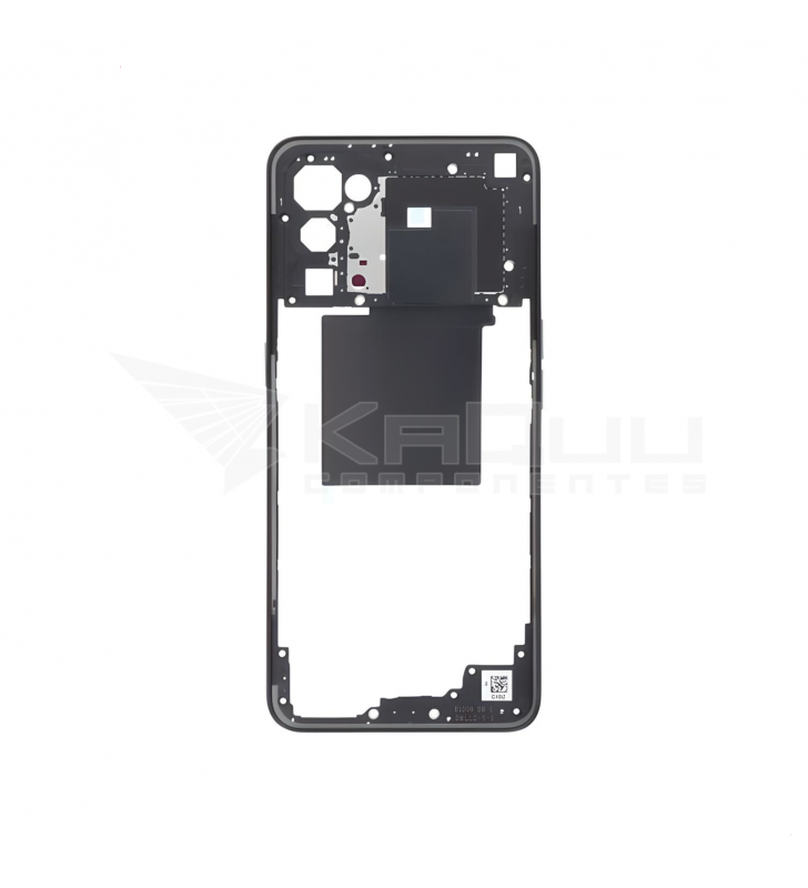 Chasis Marco Intermedio para Oppo Find X3 Lite CPH2145 Negro